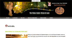 Desktop Screenshot of domainepercher.com